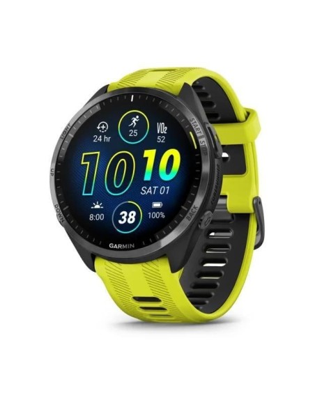 Garmin Forerunner 965 - Karbon Gri DLC Titanyum Sarı | Siyah