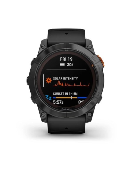 Garmin Fenix 7x Pro Solar Slate Gri - Siyah Kayış