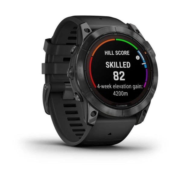 Garmin Fenix 7x Pro Solar Slate Gri - Siyah Kayış