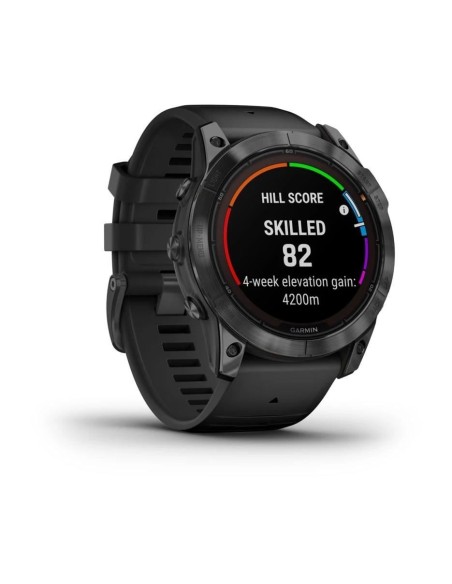 Garmin Fenix 7x Pro Solar Slate Gri - Siyah Kayış
