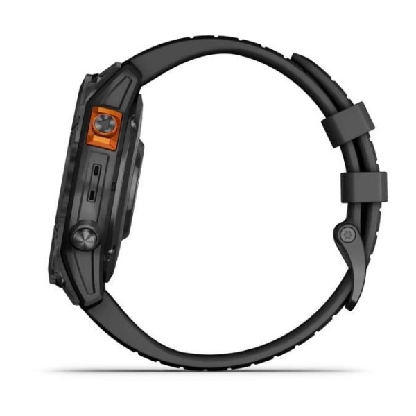 Garmin Fenix 7x Pro Solar Slate Gri - Siyah Kayış