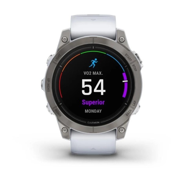 Garmin Epix Pro Gen2 Sapphire Titanyum Beyaz Kayış