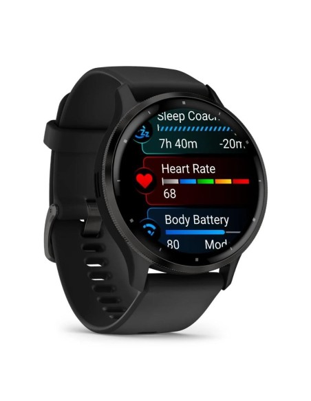 Garmin Venu 3 Slate | Siyah Kayışlı