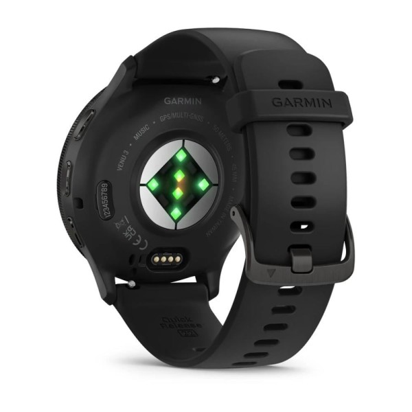 Garmin Venu 3 Slate | Siyah Kayışlı