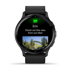 Garmin Venu 3 Siyah Deri Kayışlı 2
