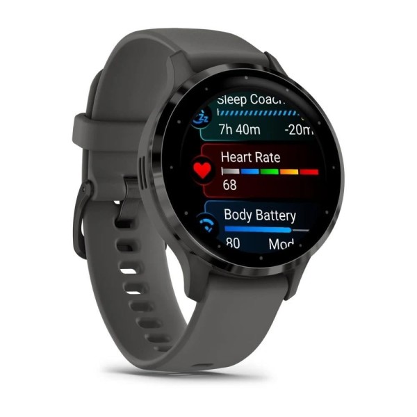 Garmin Venu 3S Slate Gri Kayışlı
