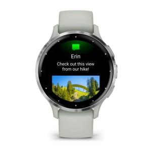Garmin Venu 3S Gümüş | Sage Gri Kayışlı 2