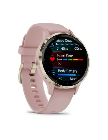 Garmin Venu 3S Soft Gold | Pembe Kayışlı