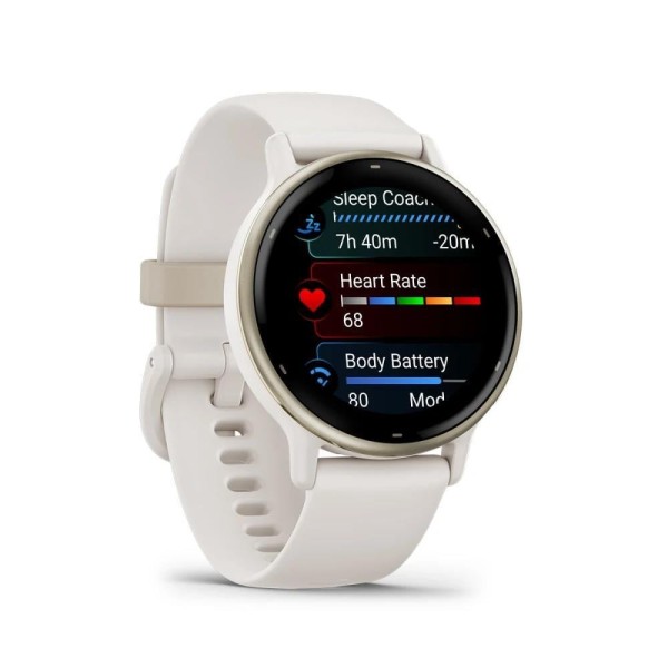 Garmin Vivoactive 5 - Fildişi Kayışlı Akıllı Saat