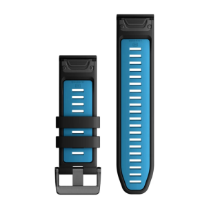 Garmin Quickfit 26 mm Yedek Kayış - Siyah Mavi 2