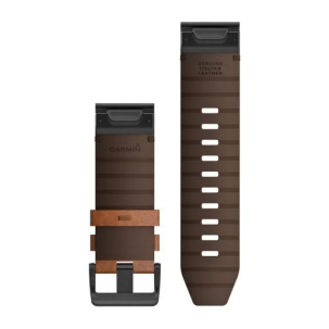 Garmin Quickfit 26 mm Yedek Kayış - Kahverengi Deri 2