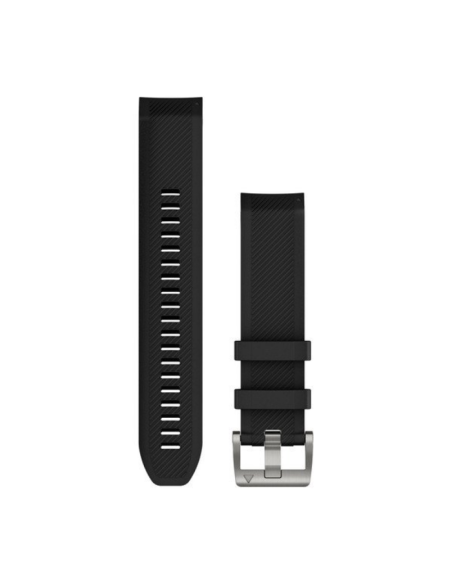 Garmin Quickfit 22 mm MARQ Yedek Kayış Siyah - Gümüş