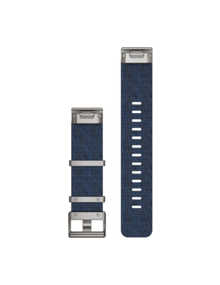 Garmin Quickfit 22 mm MARQ Yedek Kayış Siyah - Jacquard Desenli Indigo