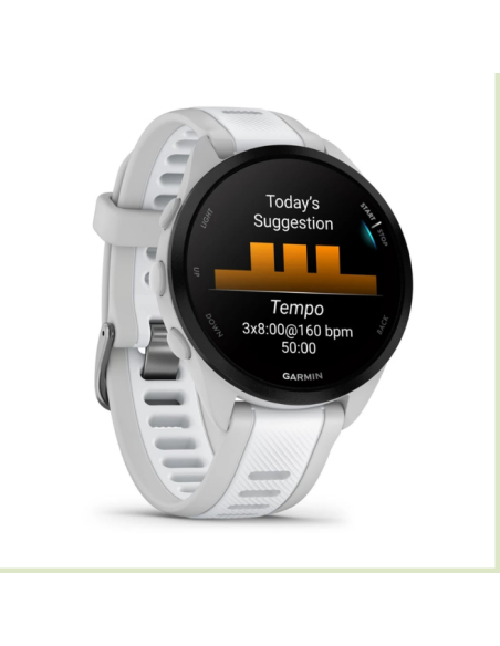 Garmin Forerunner Music 165 Sis Grisi Beyaz