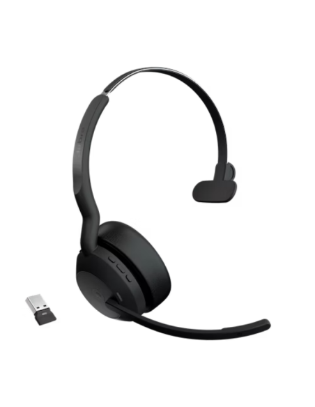 Jabra Evolve2 55 Mono Link380a Ms Şarz Standlı Kablosuz Kulak Üstü Kulaklık