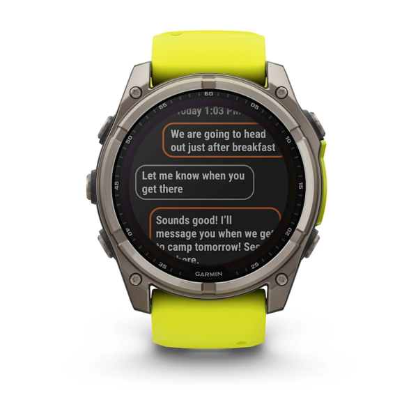 Garmin Fenix 8 - 51 mm Solar Sapphire Titanyum,...