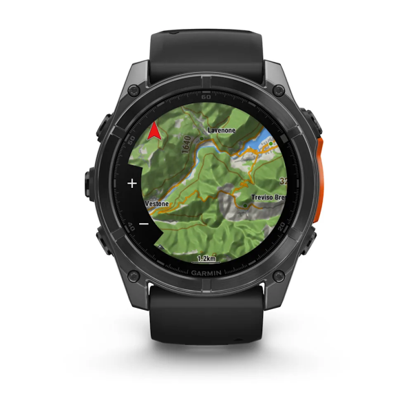 Garmin Fenix 8 – 51 mm AMOLED Slate Gri, Siyah...