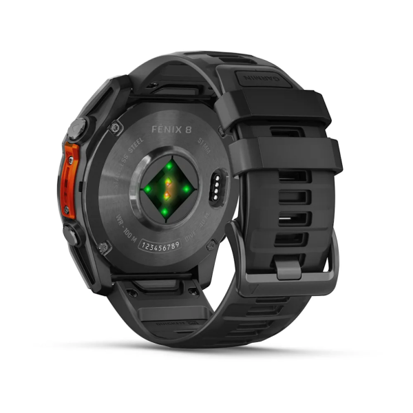 Garmin Fenix 8 – 51 mm AMOLED Slate Gri, Siyah...