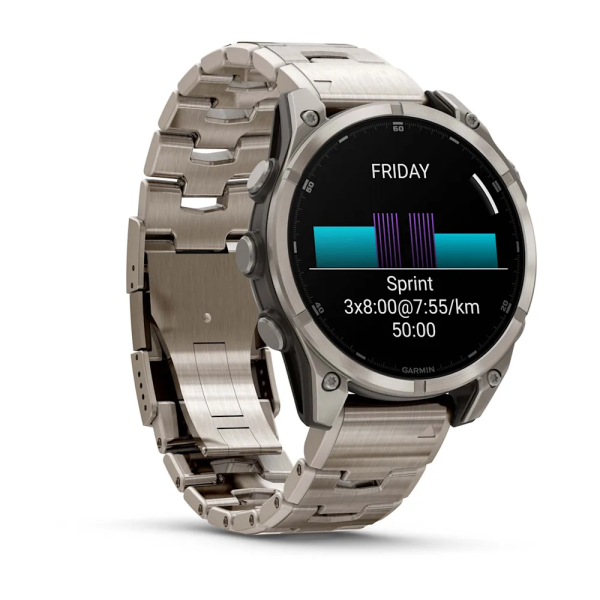 Garmin Fenix 8 – 47 mm AMOLED Sapphire Titanyum...