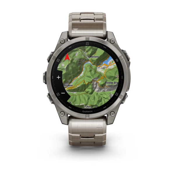 Garmin Fenix 8 – 47 mm AMOLED Sapphire Titanyum...