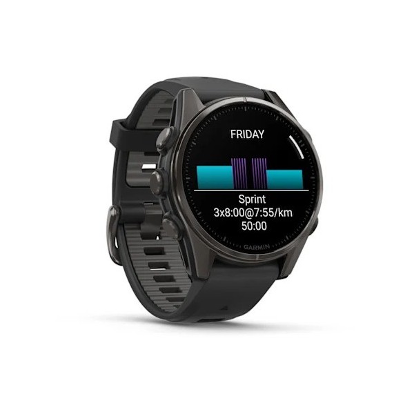 Garmin Fenix 8 - 43 mm, AMOLED Sapphire Karbon...