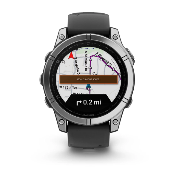 Garmin Fenix E – 47 mm AMOLED Paslanmaz Çelik...