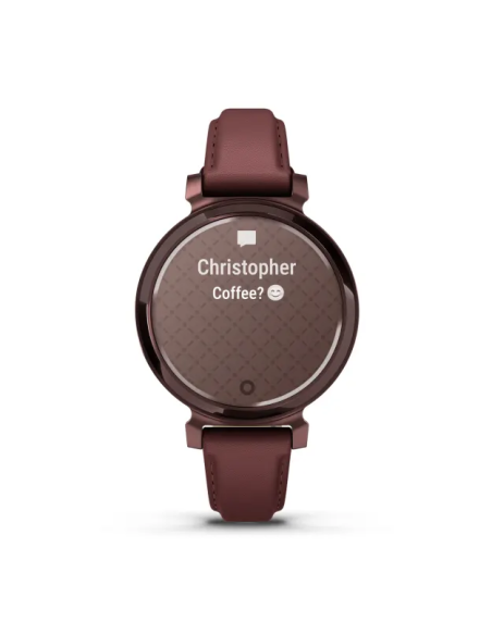 Garmin Lily 2 Koyu Bronz Deri Kayışlı