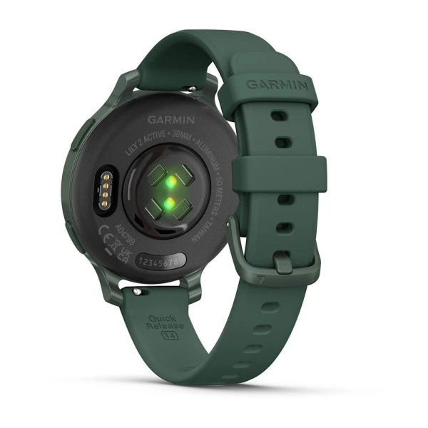 Garmin Lily 2 Active Jasper Yeşili Silikon Kayışlı