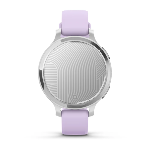 Garmin Lily 2 Active Gümüş Mor Yasemin Silikon Kayışlı 2