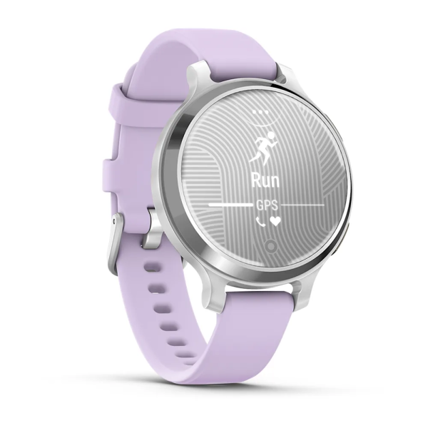 Garmin Lily 2 Active Gümüş Mor Yasemin Silikon...