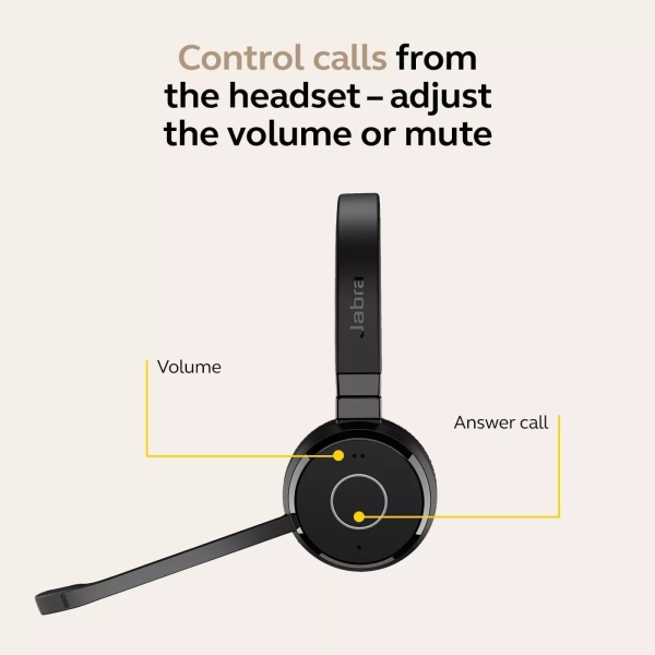 Jabra Evolve 65 TE USB-A Stereo Bluetooth Kulaklık