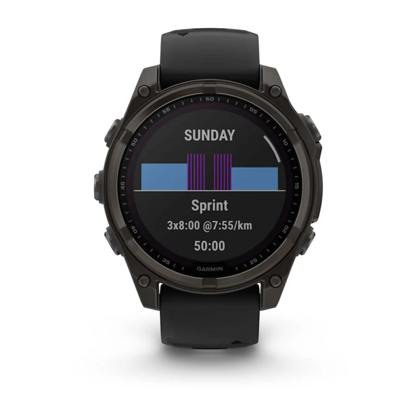 Garmin Fenix 8 - 47 mm Solar Sapphire Karbon...