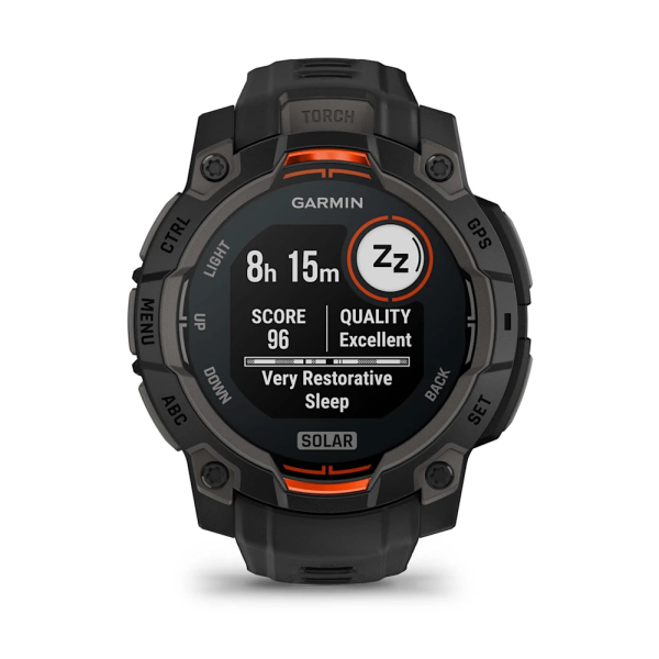 Garmin Instinct 3 – 45 mm, Solar Siyah
