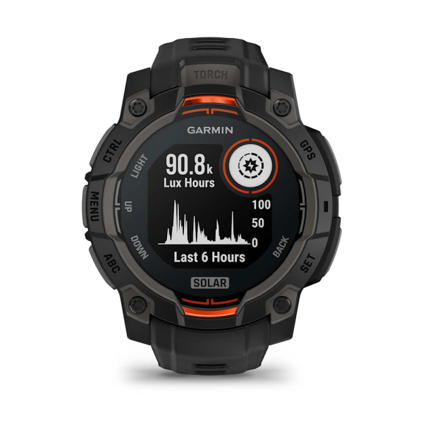 Garmin Instinct 3 – 45 mm, Solar Siyah