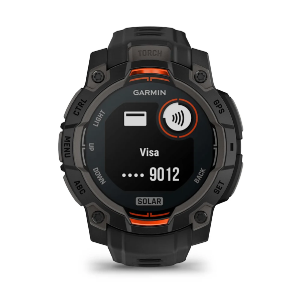 Garmin Instinct 3 – 45 mm, Solar Siyah