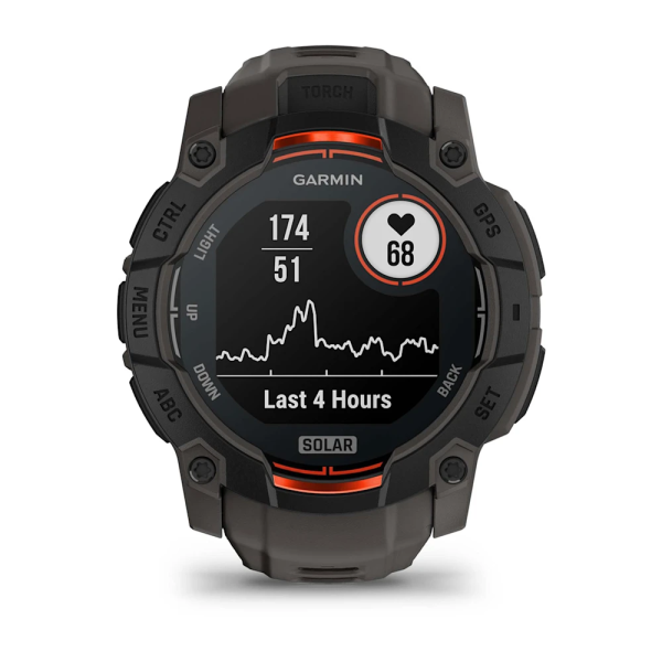 Garmin Instinct 3 – 50 mm, Solar Kömür Siyahı