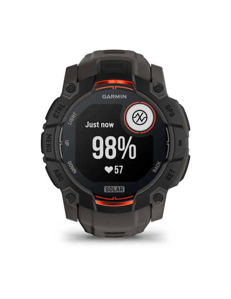 Garmin Instinct 3 – 50 mm, Solar Kömür Siyahı