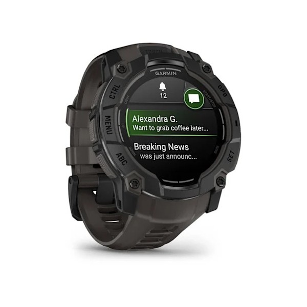 Garmin Instinct 3 – 50 mm AMOLED Kömür Siyahı