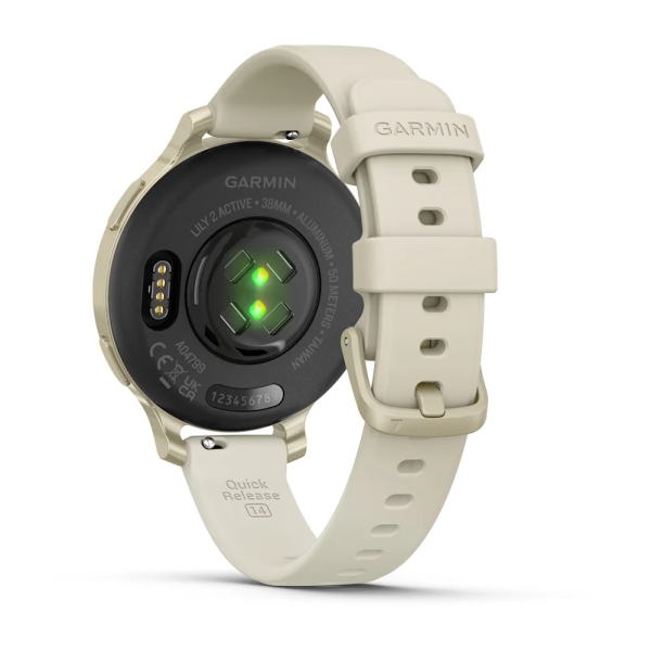 Garmin Lily 2 Active Lunar Gold Kemik Silikon...