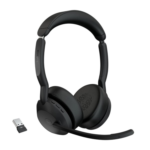 Jabra Evolve2 55 Duo Link380a Ms Kablosuz Kulak...