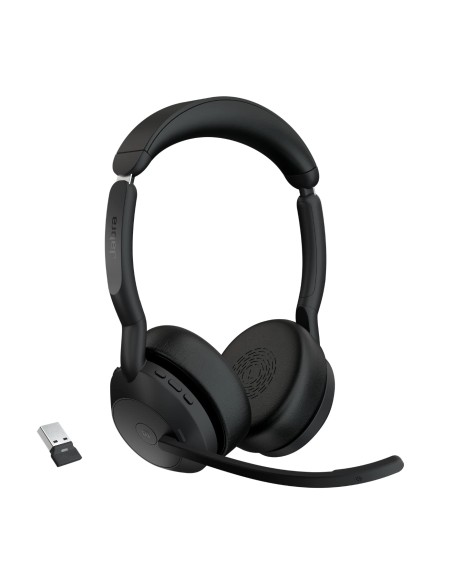Jabra Evolve2 55 Duo Link380a Ms Kablosuz Kulak Üstü Kulaklık