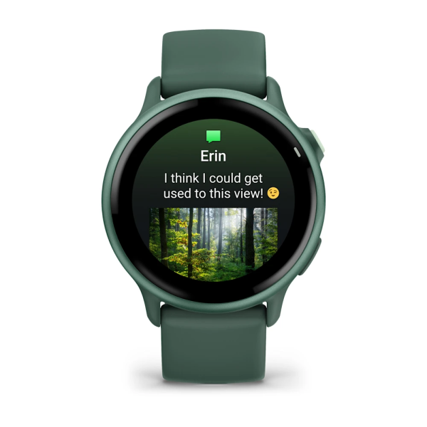 Garmin Vivoactive 6 Metalik Jasper Yeşili