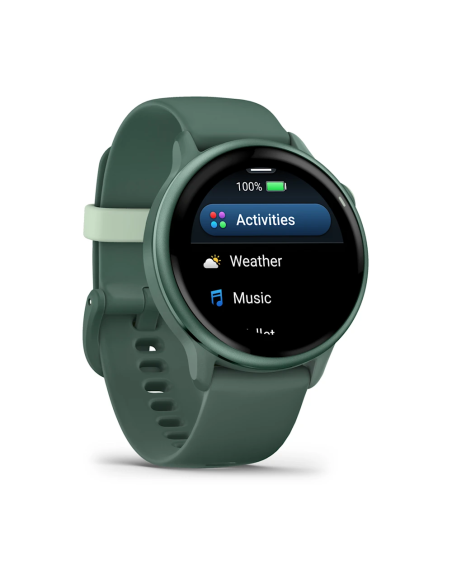Garmin Vivoactive 6 Metalik Jasper Yeşili