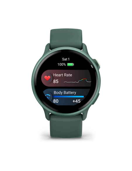 Garmin Vivoactive 6 Metalik Jasper Yeşili