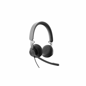 Logitech Zone Kablolu Microsoft Teams Kulak Üstü Kulaklık Siyah- 981-000870