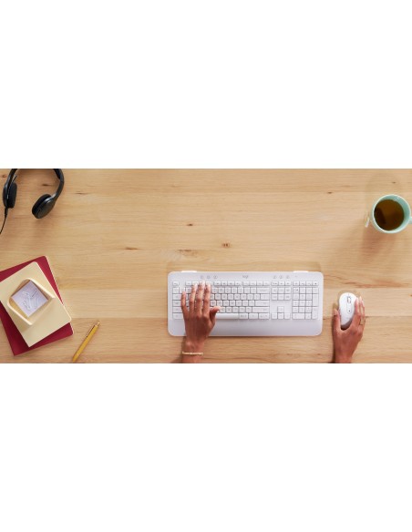 Logitech Signature MK650 Kurumsal Klavye ve Mouse Seti- Beyaz