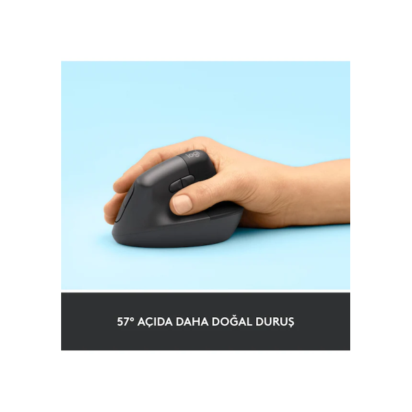 Logitech Lift Vertical Ergonomik Kurumsal Mouse...