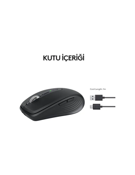 Logitech MX Anywhere 3S Kablosuz Kurumsal Mouse - Siyah