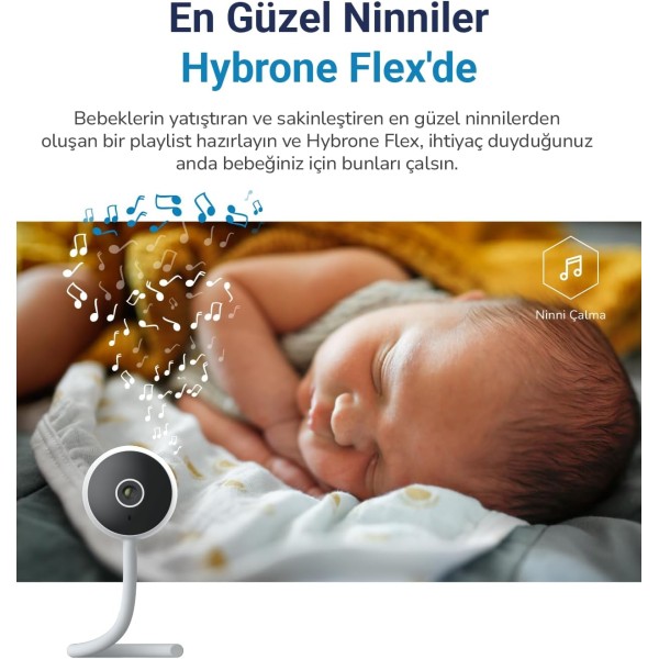 Hybrone Flex HY-CW3012-F Bebek Gece Görüşlü...