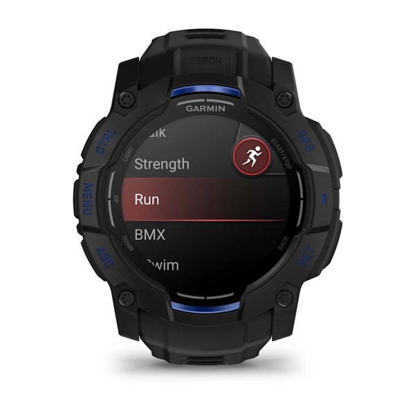 Garmin Instinct 3 - 50 mm AMOLED Siyah Mavi